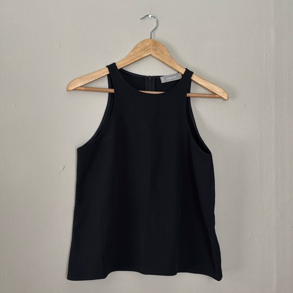 Everlane sleeveless black heavyweight top 2 NWOT - Picture 1 of 6
